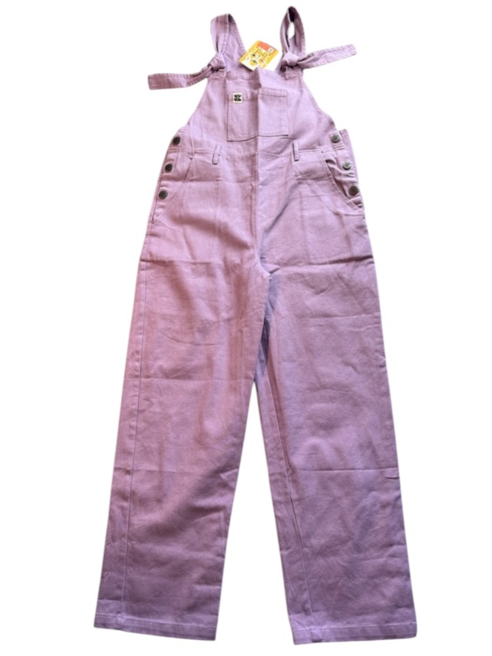 NWT Lucy & Yak Easton Organic Twill Dungaree Lilac Purple Size UK10 US6 Unisex